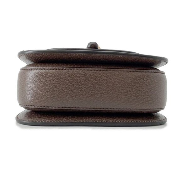 GUCCI Bamboo 1947 Jumbo GG Top Handle Bag Size Mini Canvas/Leather Beige - Picture 6 of 16